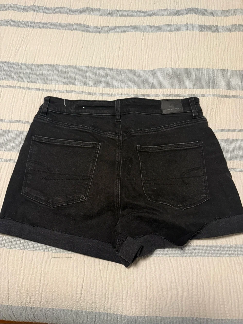 American Eagle Black Denim Shorts